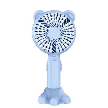 

Mini USB Rechargeable Handheld Fan Portable With Base Home Student Portable Desktop Office Fan Outdoor