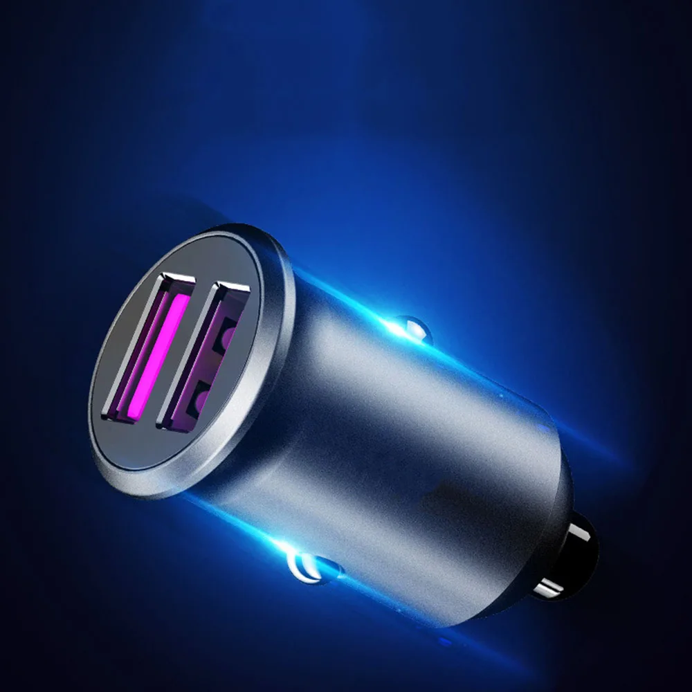 Автомобильный аксессуар двойной USB 3,0 Быстрая зарядка зажигалка многофункциональный адаптер