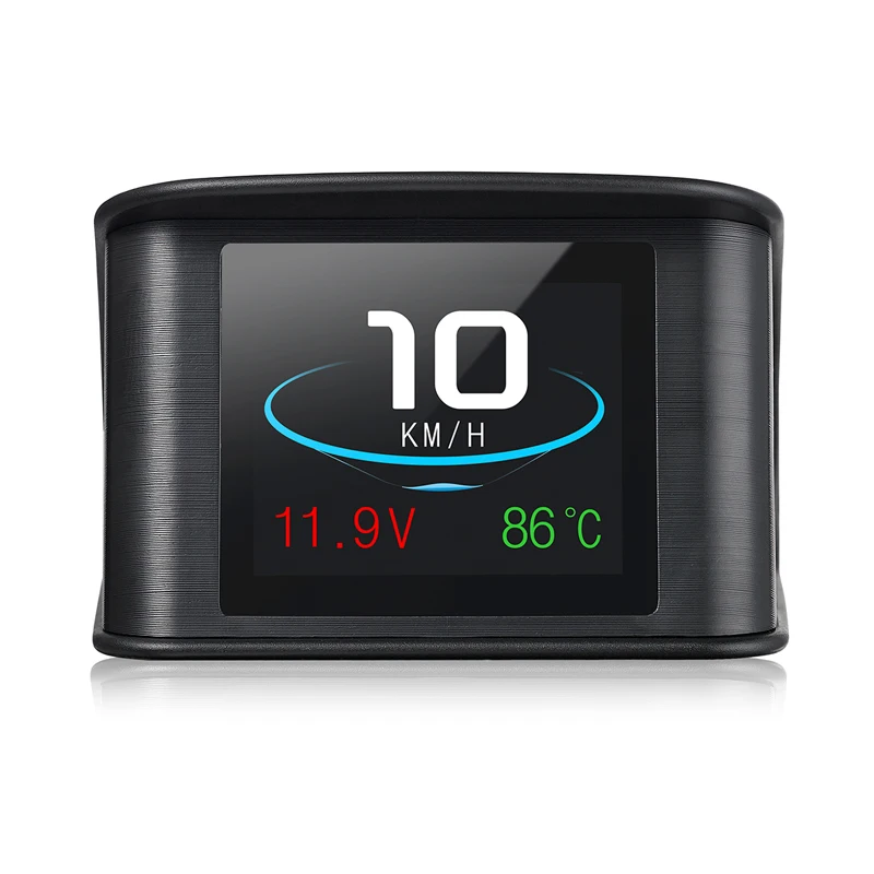 Автомобильный HUD Дисплей ЖК-экран OBD 2 сканер диагностический инструмент умный цифровой одометр скорость расход топлива