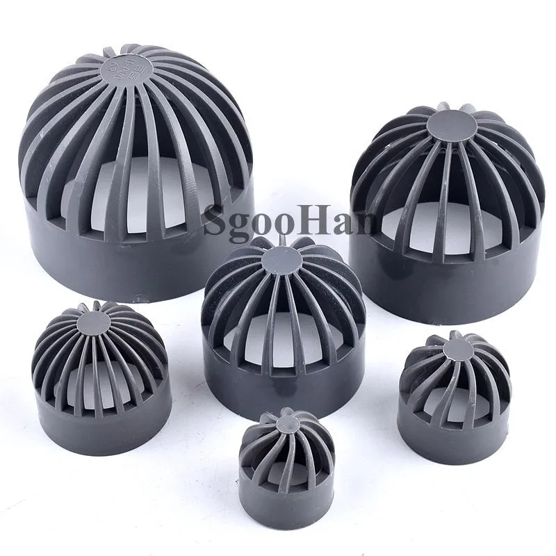 1~20Pcs PVC Round Air Duct Vent Cover Breathable Cap Lsolation Net Fish Tank Gutter Guard Mesh Water Hose Filter Pipe Connector