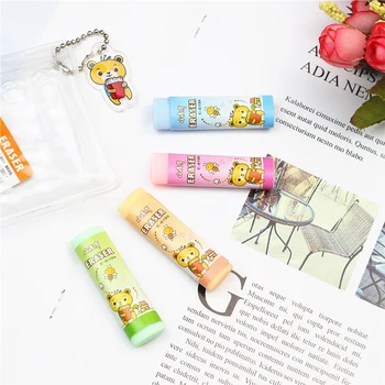 

4PCS/lot Cute Eraser Easy to store in bag packaging Children's learning stationery gift prizes