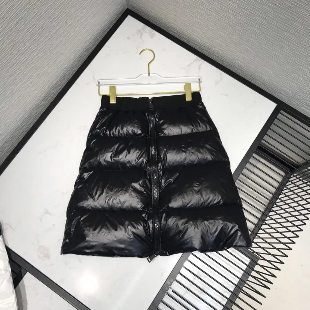 

2019FW casual women winner new warm skirt female fashion A-line skirt 2 color tclai