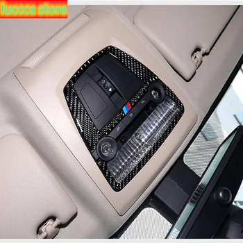 

Car styling Front Reading Light Cover trim decoration strip Interior roof Lamp Frame For BMW 5 7 Series GT X3 X4 F01 F10 F25 F26