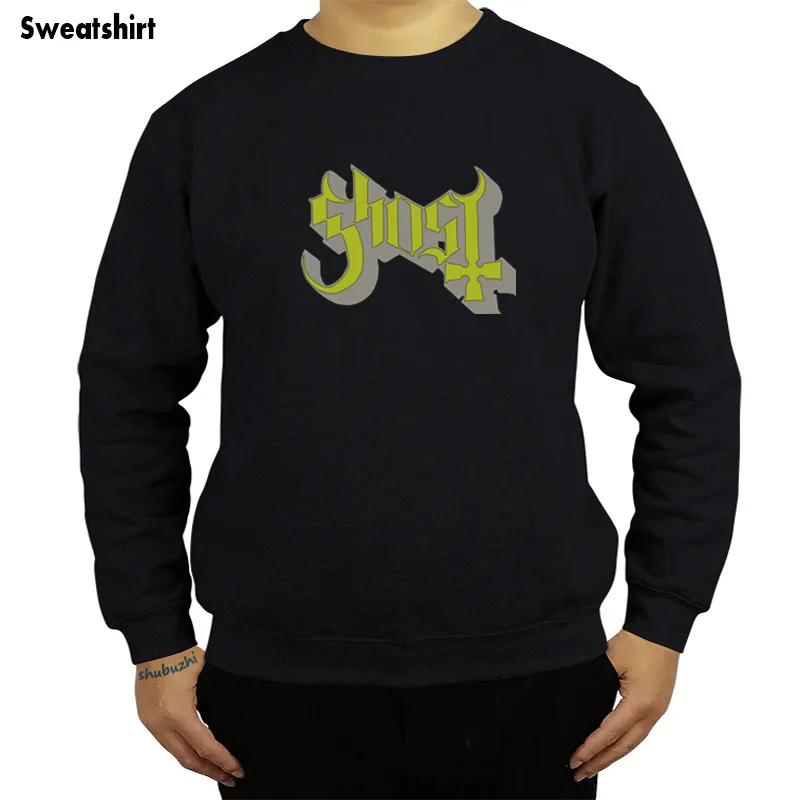 

new arrived cool o-neck men sweatshirt Ghost B.C ' vert/gris keyline Logo hoodies - Neuf et officiel tops euro size sbz4544
