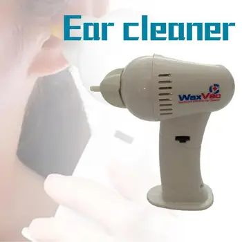 

Electric Vacuum Ear Wax Pick Cleaner Remover Cordless Safe Vibration Painless Babies Adults Electric Ear Cleaner