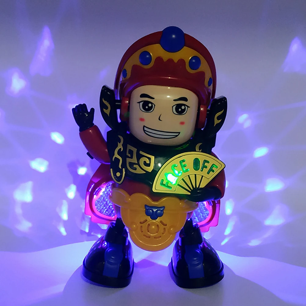 Игрушки волшебный Танцующий Робот автоматически Sichuan Opera изменяет лицо модель Танцующая Кукла электрическая игрушка куклы сюрприз детские игрушки#40