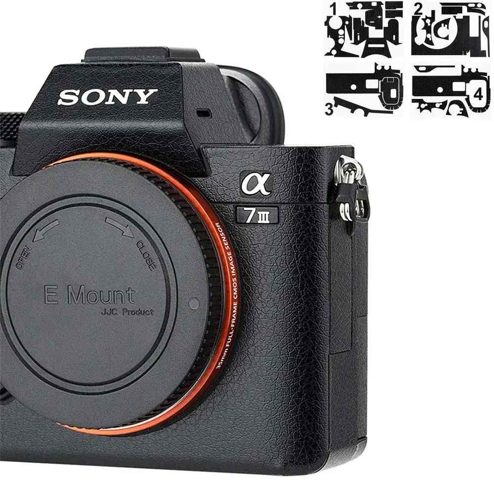 

Anti-Scratch Leather Texture Protective Film Sticker Protector For Sony A7 A7R Mark II III A7II A7III A7RIII A7M2 A7M3 A7RM3