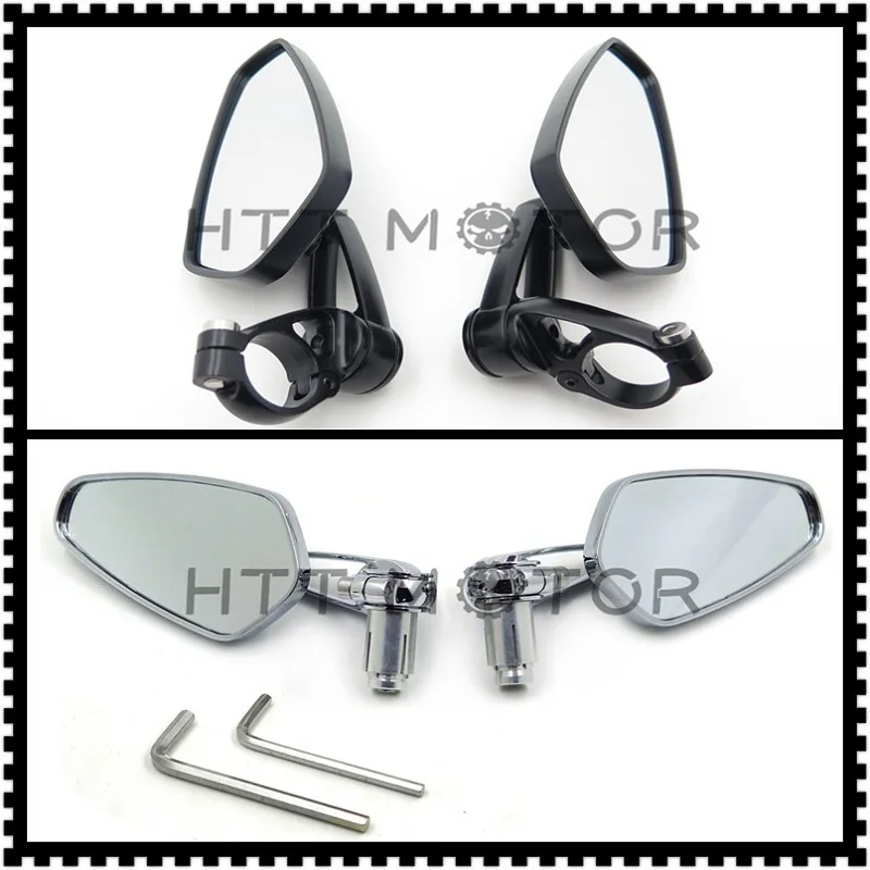 

Aftermarket free shipping motorcycle parts 7/8" 22mm Universal Motorcycle Aluminum Arrow Bar End Side Black Mirrors