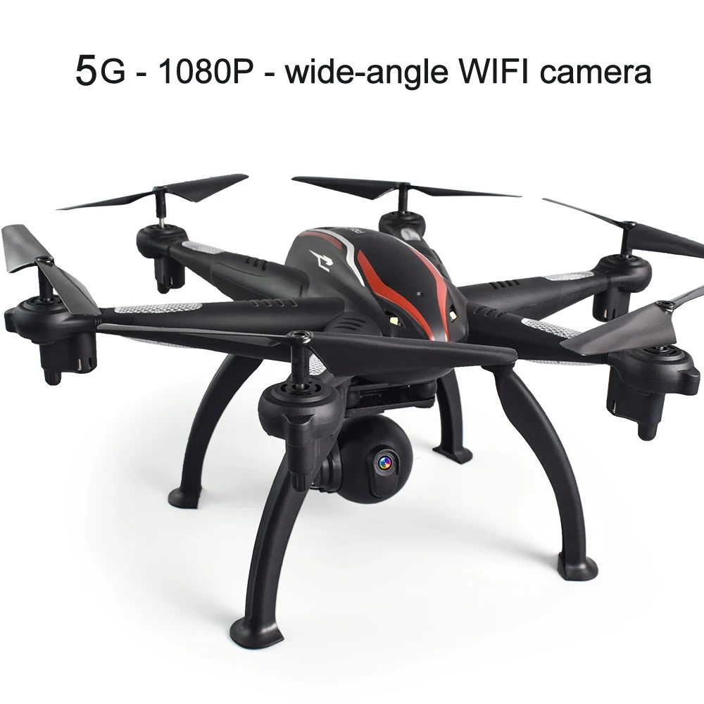 5G 1080P L100 Дрон 6 оси RC гексакоптер Дрон с GPS с 1080P HD камерой 3D рулон/позиционирование/один ключ объемного полета 2,4/5G вертолет игрушка - Цвет: 5G 1080P