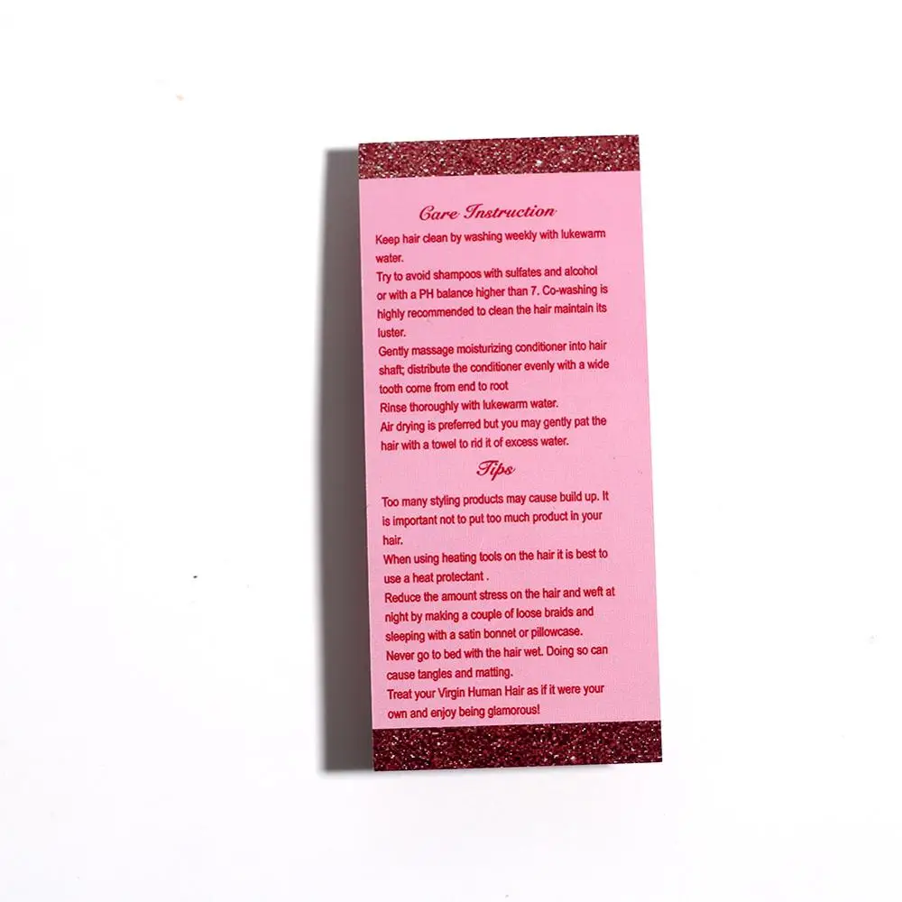 Custom brand name logo printing double side hair packaging paper swing hang tags labels, paper price labels tags shipping labels