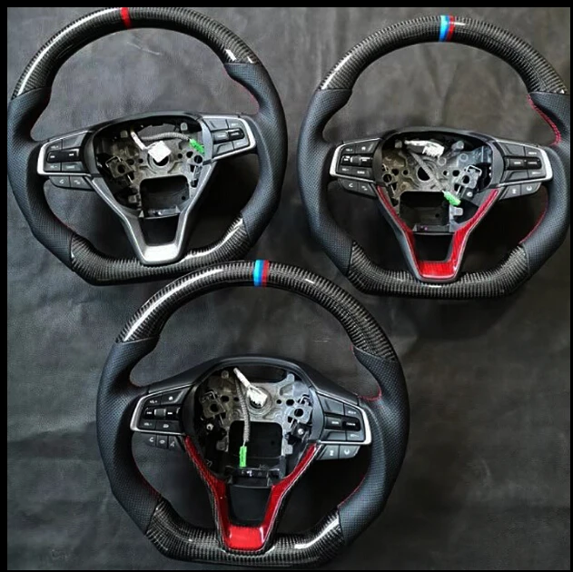 Подходит для Honda 10-го поколения Civic Accord Fit Jed CRV Ling Pai Guandao Platinum Core XRV углеродное волокно рулевое колесо