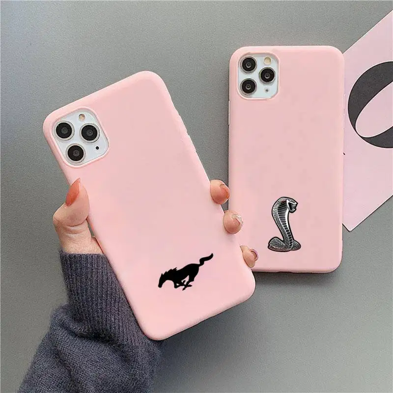 Роскошный брендовый спортивный чехол для телефона Fords Mustangs iphone 12 11 Pro Max Mini XS 8 7 6 6S