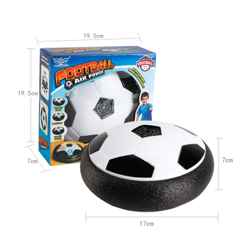 Hover Ball светодиодный светильник мигающий прибытие воздушный мощный футбольный мяч Диск Внутренний футбольный мяч игрушка мульти-поверхность парящие и скользящие игрушки