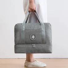 Багаж для сухого влажного отделения, сумка для хранения, органайзер для багажа, дорожная сумка для путешествий с обувью, сетчатая сумка, косметичка, Органайзер