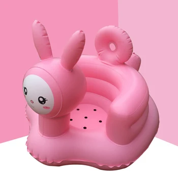 

Baby Inflatable Chair PVC Kids Seat Sofa Bath Seats Dining Pushchair Infant Portable Play Game Mat Learn Stool for Kid Baby Gift