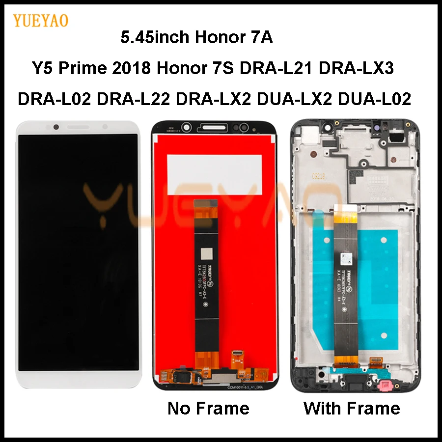 Дисплей для Huawei Y5 Prime 2018 жк-дисплей сенсорный экран новый Honor 7S DUA-L22 DUA L02 L22 LX2