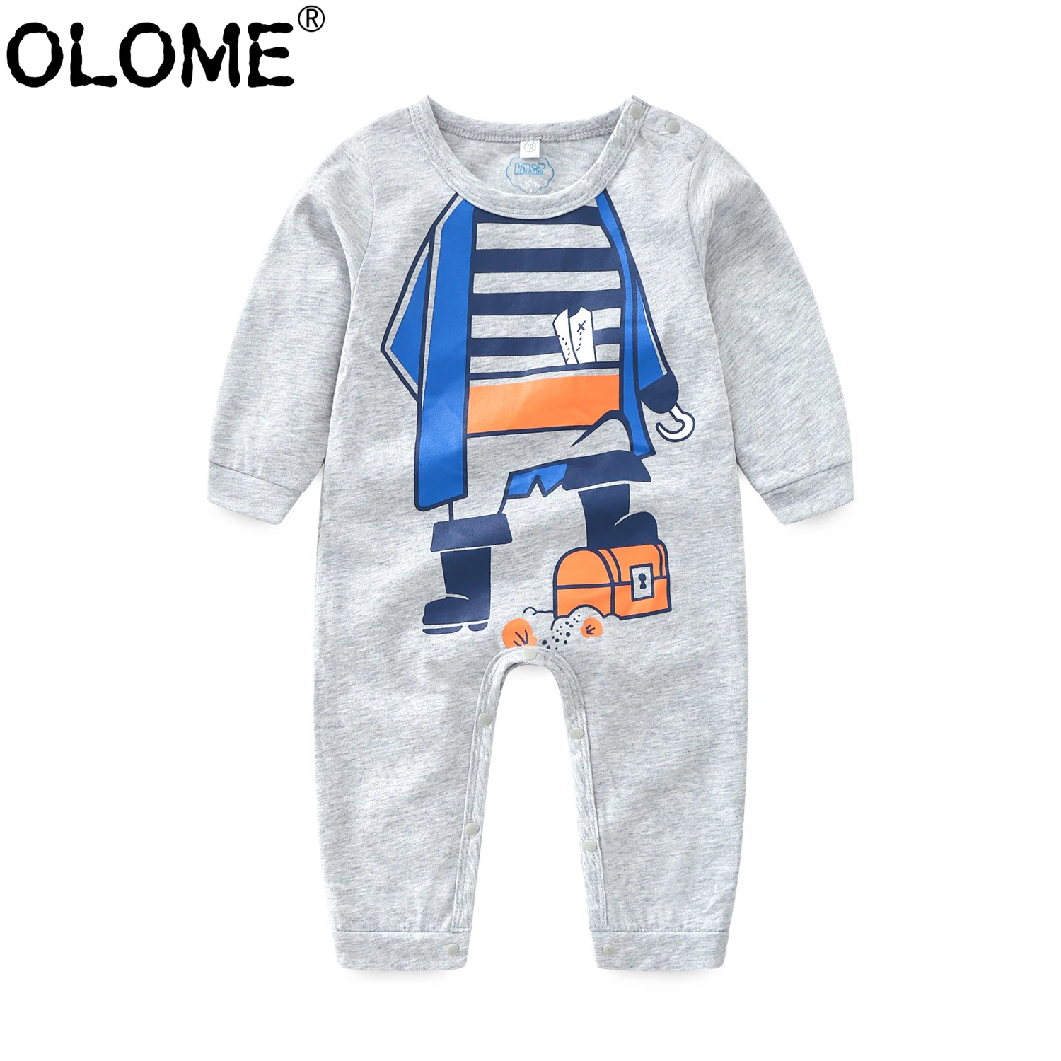 

OLOME Infant baby Onesie Cotton Baby Boys and Girls Romper Suit Cute Newborn Jumpsuit Baby Clothes from 0 to 3 Months