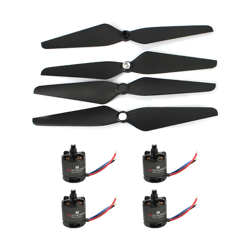

Hot 4 pcs Platinum-30A-Pro 2-6S 30A Speed Controller ESC + 2216-880KV Motor and T1045 Propeller Kit for 450 Frame DIY RC Drone