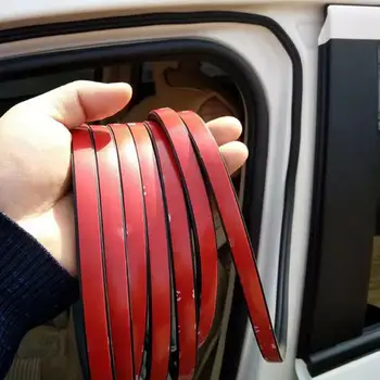 

Car Door Rubber Seal Strip L-type Double Layer Sealing Adhesive Stickers Noise Insulation Weatherstrip 5m