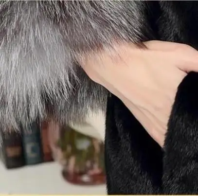 Мода, зимняя женская куртка из искусственного меха, пальто из искусственного меха, меховое пальто для женщин размера плюс, теплая верхняя одежда из искусственного меха Q1018