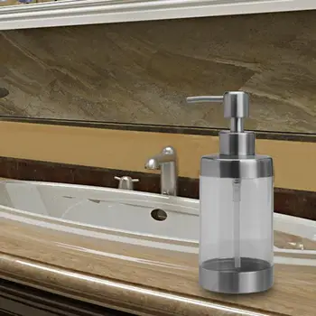 

Transparent Liquid Soap Detergent Shower Shampoo Bottle Container Dispensers Liquid Soap Pump Transparent Bottle Container