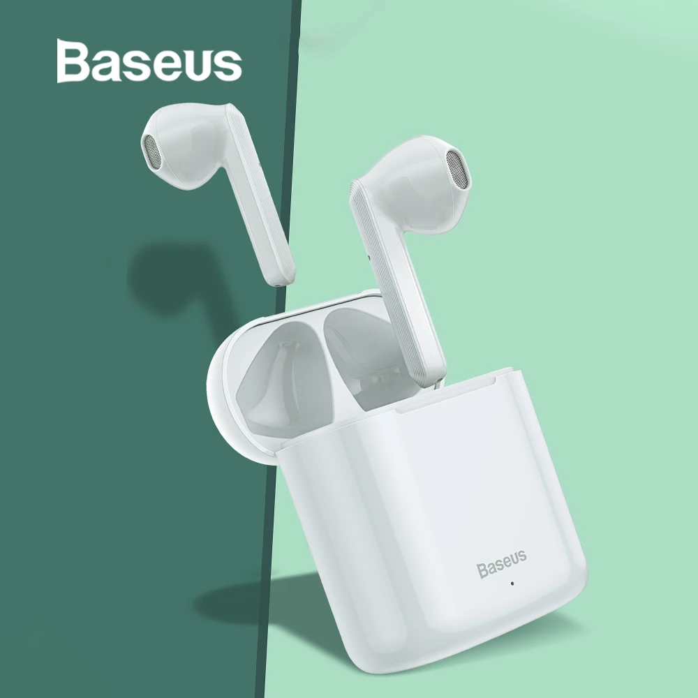 Online Auriculares inalámbricos Baseus W09 TWS con Bluetooth, Control táctil inteligente, auriculares TWS inalámbricos con sonido estéreo bajo, conexión inteligente