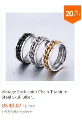 Retro Mens Rings 316L Stainless Steel For Male Boyfriend Biker Jewelry Golden Blue CZ Crystal Stones Skull Eagle Ring 2021 New