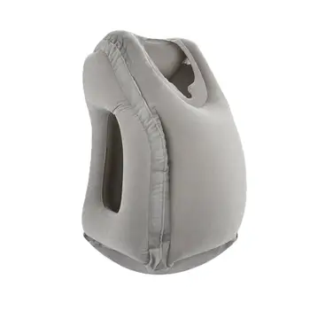 

Environmentally Friendly Pvc Flocking Inflatable Pillow Aircraft High-Speed Rail Travel Sleepy Standing Artifact