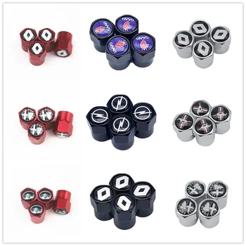 

100pcs Car Tire Valve Caps Air Tyre Stems Cover for Volkswagen VW GOLF MAZDA Ford focus Bmw Alfa Skoda Kia toyota audi Chevrolet