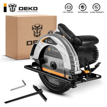 DEKO DKCS185LD3/DKCS185L1 185mm, sierra Circular eléctrica, Mdle de corte multifuncional, MCH de corte de alta potencia y multifunción