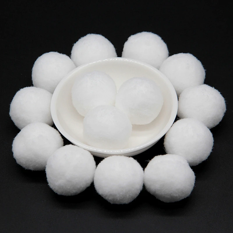 White Pompom 20g Pom Poms Craft Supplies for Kids Wedding Home Decorations