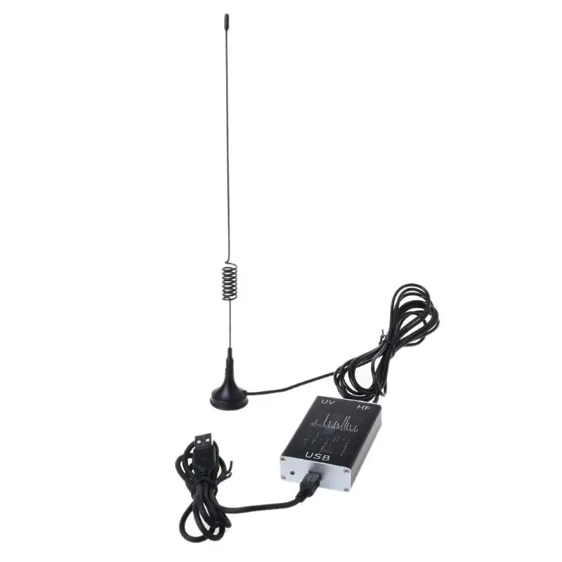 1 комплект 100 кГц-1,7 ГГц Полнодиапазонный UV HF RTL-SDR USB тюнер приемник R820T+ 8232 радио
