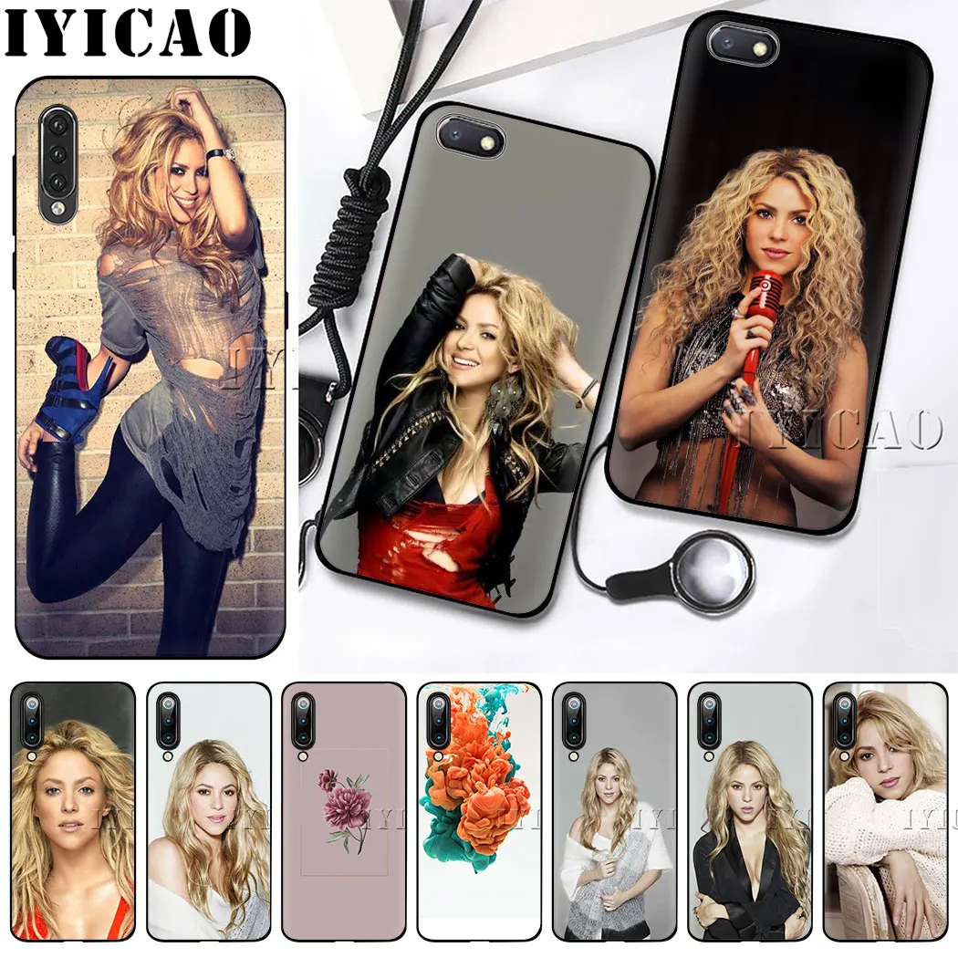 Мягкий силиконовый чехол IYICAO Shakira для Redmi K20 Proo 7A Go Note 5 6 7 Pro 5A Prime