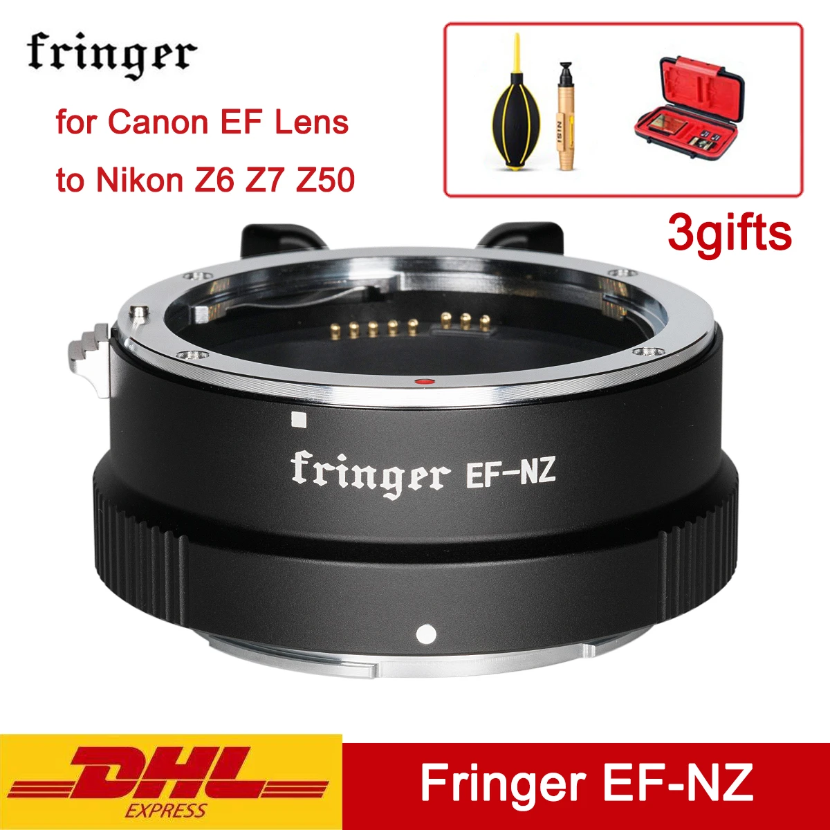 マウントアダプター Fringer EF-NZ キヤノンEF-ニコンZ用