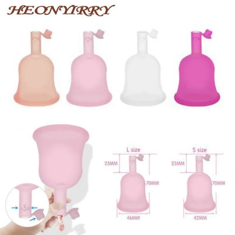 Женская менструальная чаша из медицинского силикона для женской гигиены |
