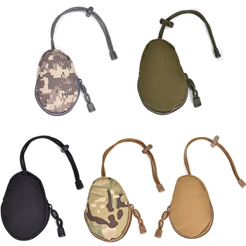 

1 PC Hanging Coin Purse Outdoor Gadget Kit Women Men Tactical Small Wallet Purse Zipper Key Bag Strap Car Key Holder