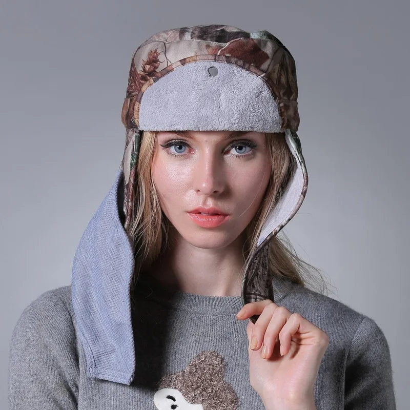 

Autumn And Winter Hat Men And Women Ushanka dong bei mao Korean-style Flight Helmet