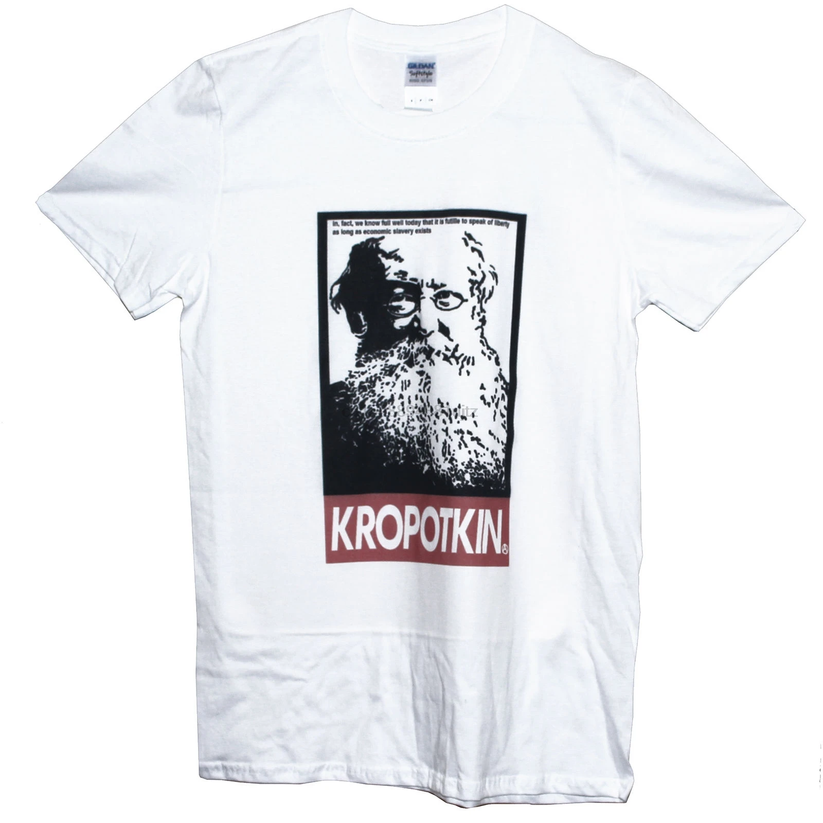 KROPOTKIN T SHIRT Anarchist Political Quote Punk Graphic Tee S M L XL XXL Mens