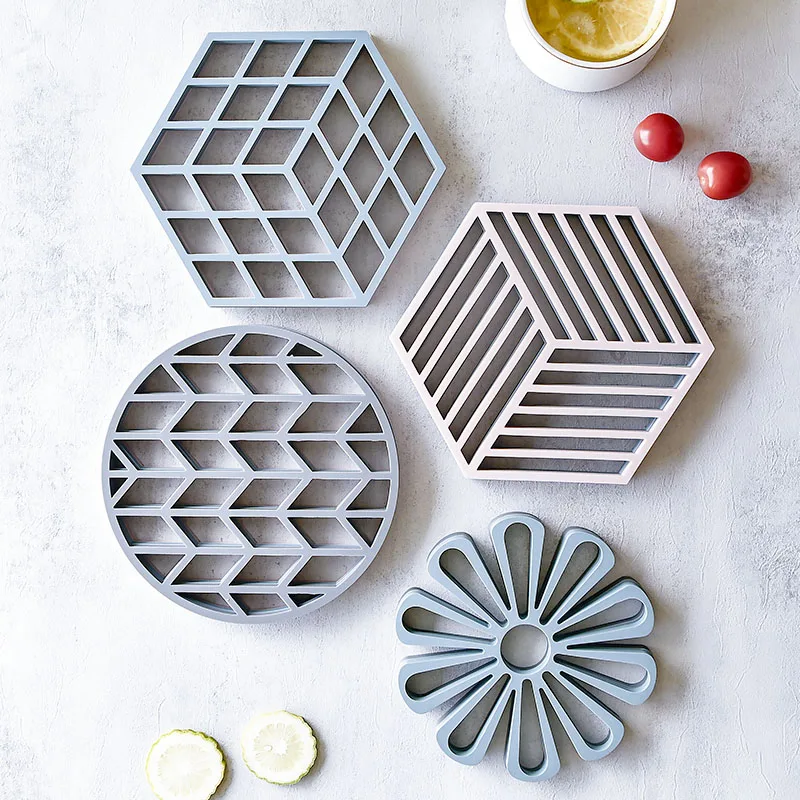 

Многофункциональный Круглый/термостойкий силиконовый держатель для чашек, нескользящий держатель для кастрюль, настольная подставка, кух...