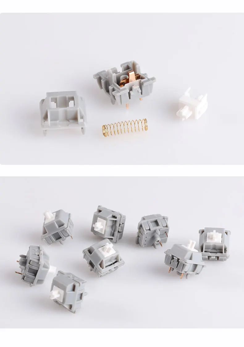 SP-Star Meteor White Switch For Customized Mechanical Keyboard MX Switches bottom-out 57g 5pin wireless keyboard for pc
