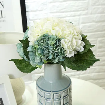 

Hydrangea Model Artificial Flower can zhuo hua Refrigerator Decoration Living Room Silk Teapoy Table Decoration Imitation Flower