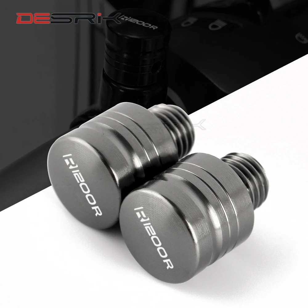 

Motorcycle M10*1.25 CNC Aluminum Rear View Mirrors Hole Plug Screws Cap Universal For BMW R1200R R 1200 R 2008-2013 2014-2018