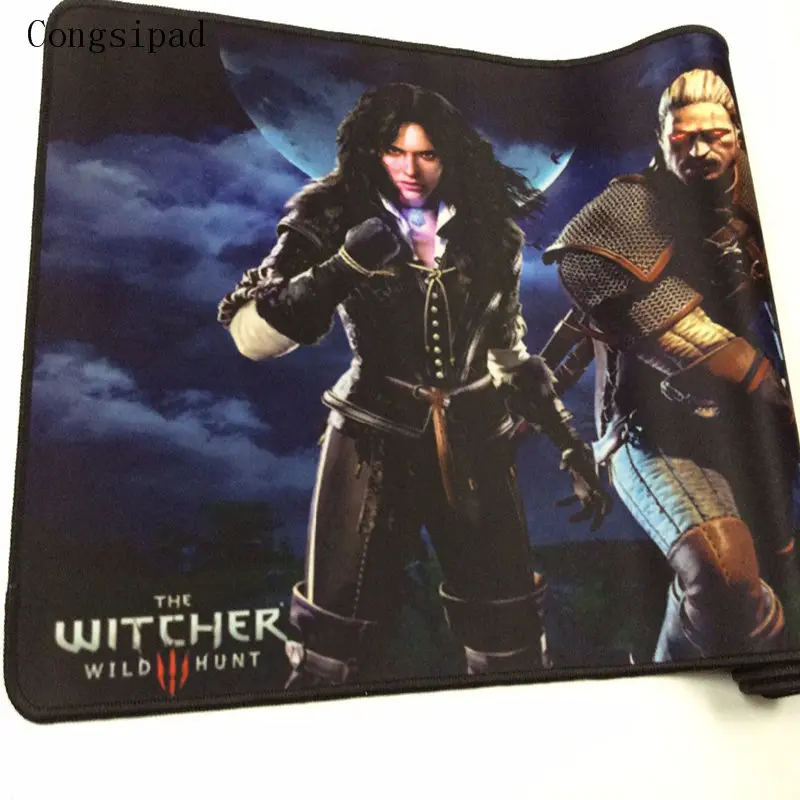 Witcher3 логотип персонаж принт игра коврик для мыши ноутбук периферийная клавиатура Коврик Большой размер 40*90 коврик подарок