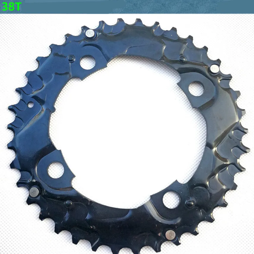 38T велосипед стоматологический диск сталь Chainwheel трафарет для Shimano шатун со звездами для велосипеда двойное зубчатое колесо колеса 10/11 скорость