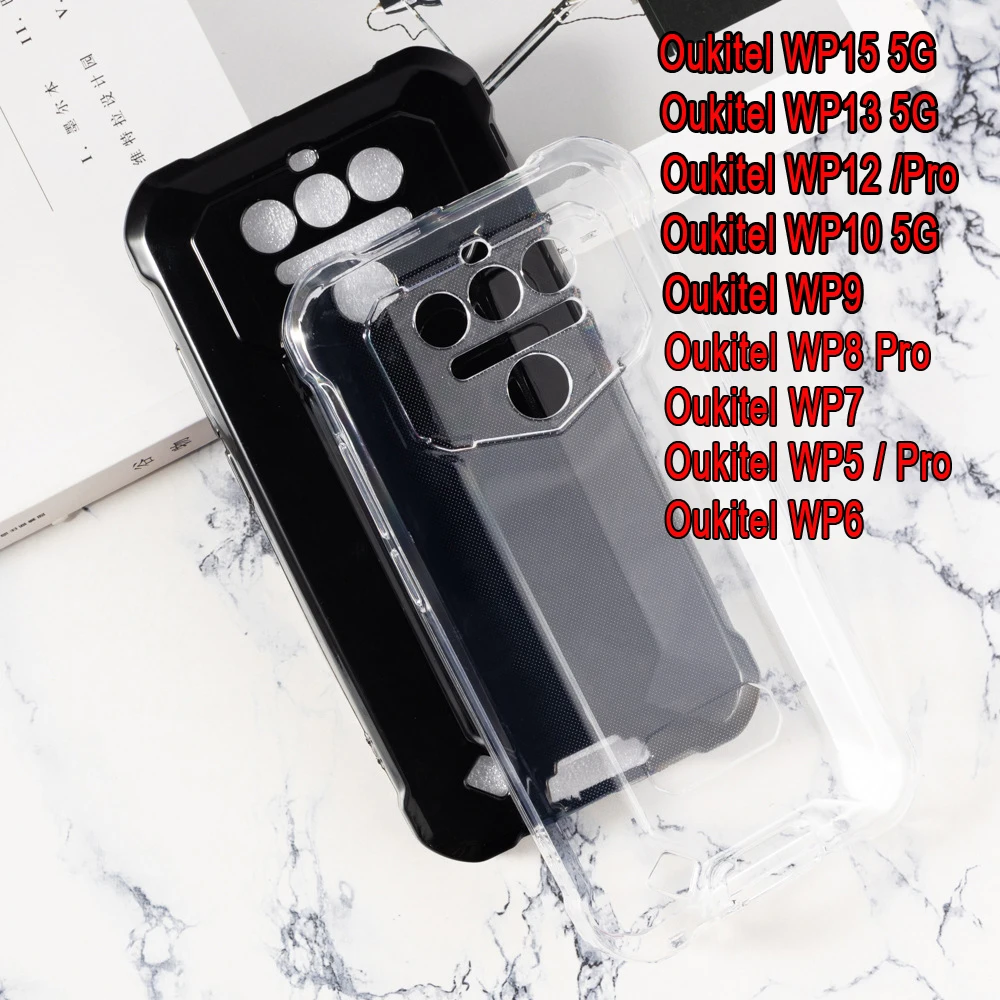 Защитный чехол для телефона Oukitel WP15 WP13 5G, задняя крышка для Oukitel WP6 WP23 Pro, Силиконовые мягкие чехлы из ТПУ
