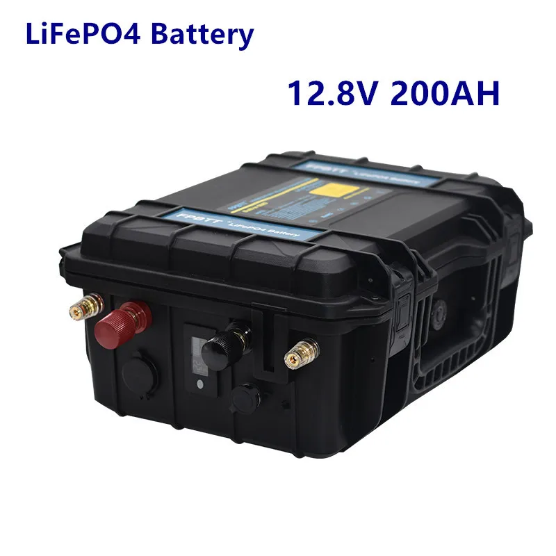 12v 200ah lifepo4 литиевая батарея для инвертора лодки пропеллер/мотор солнечная