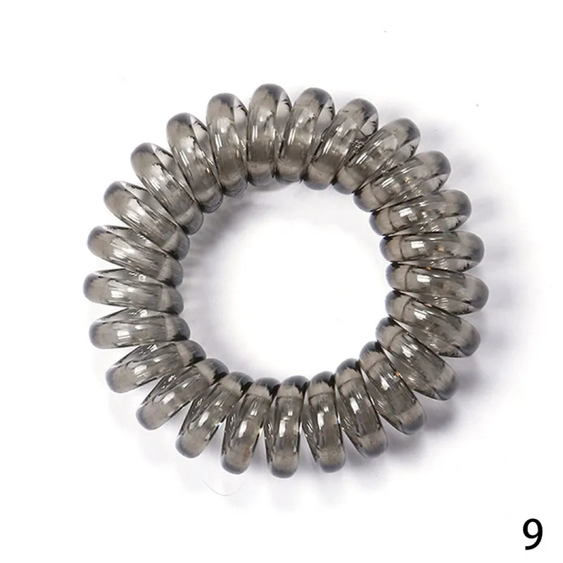 9PCS Candy 09 9 шт./компл. Новое поступление Для женщин телефонное кольцо резинки для волос с коробкой девочки резинкой женские резинки для волос аксессуары для волос Карамельный цвет жевательной резинки - Цвет: 9PCS Candy 09