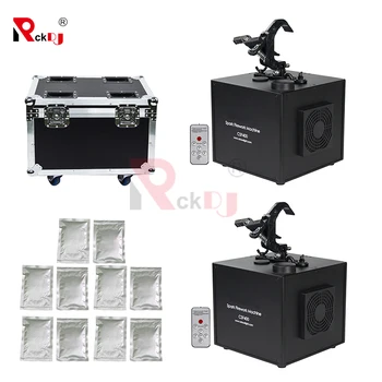 

2pcs with Flightcase and 10 Bags Powder 400W Fall Spark Firework Machine For Wedding DMX Control And Remote Control