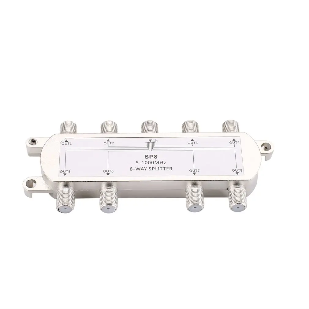 

5-1000 MHz 8-way Splitter / high frequency satellite signal power Splitter Satellite TV Receiver For SATV / CATV design