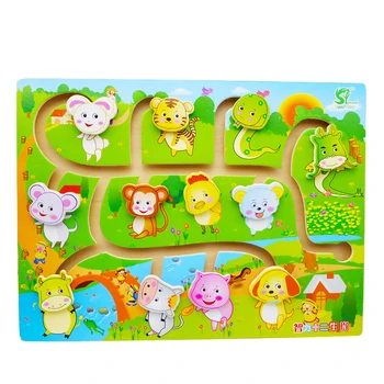 

Animal Puzzles Baby Early Education Learning Toys Wooden Toys for Kids Puzzle